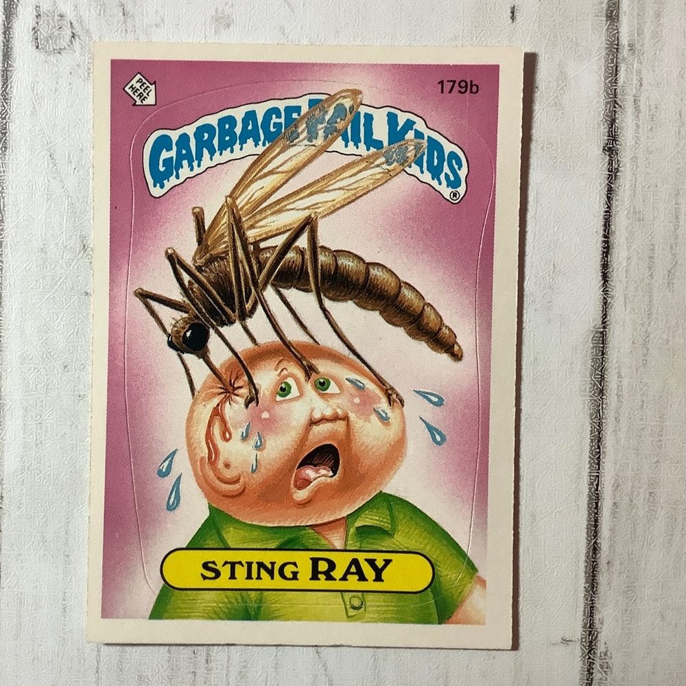 STING RAY TOPPS GARBAGE PAIL KIDS CARD SERIES 5 #179B